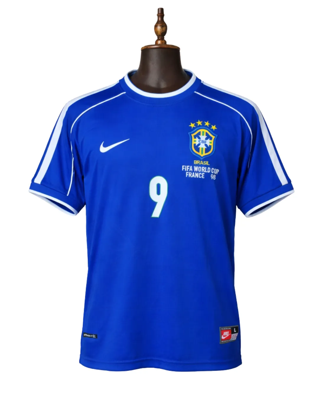 Camiseta seleccion de brasil ronaldo 1998 Camiseta Brasil 1998 Ronaldo - Imagen 1